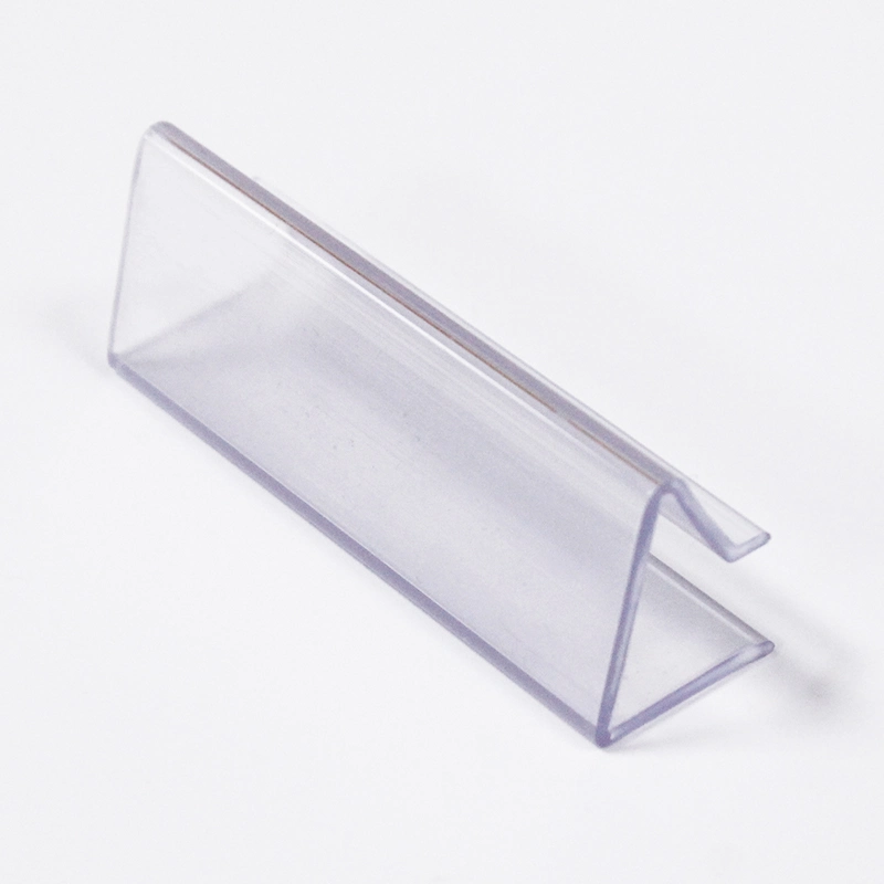 Supermarket Shelf Plastic Price Label Holders Tag Holders