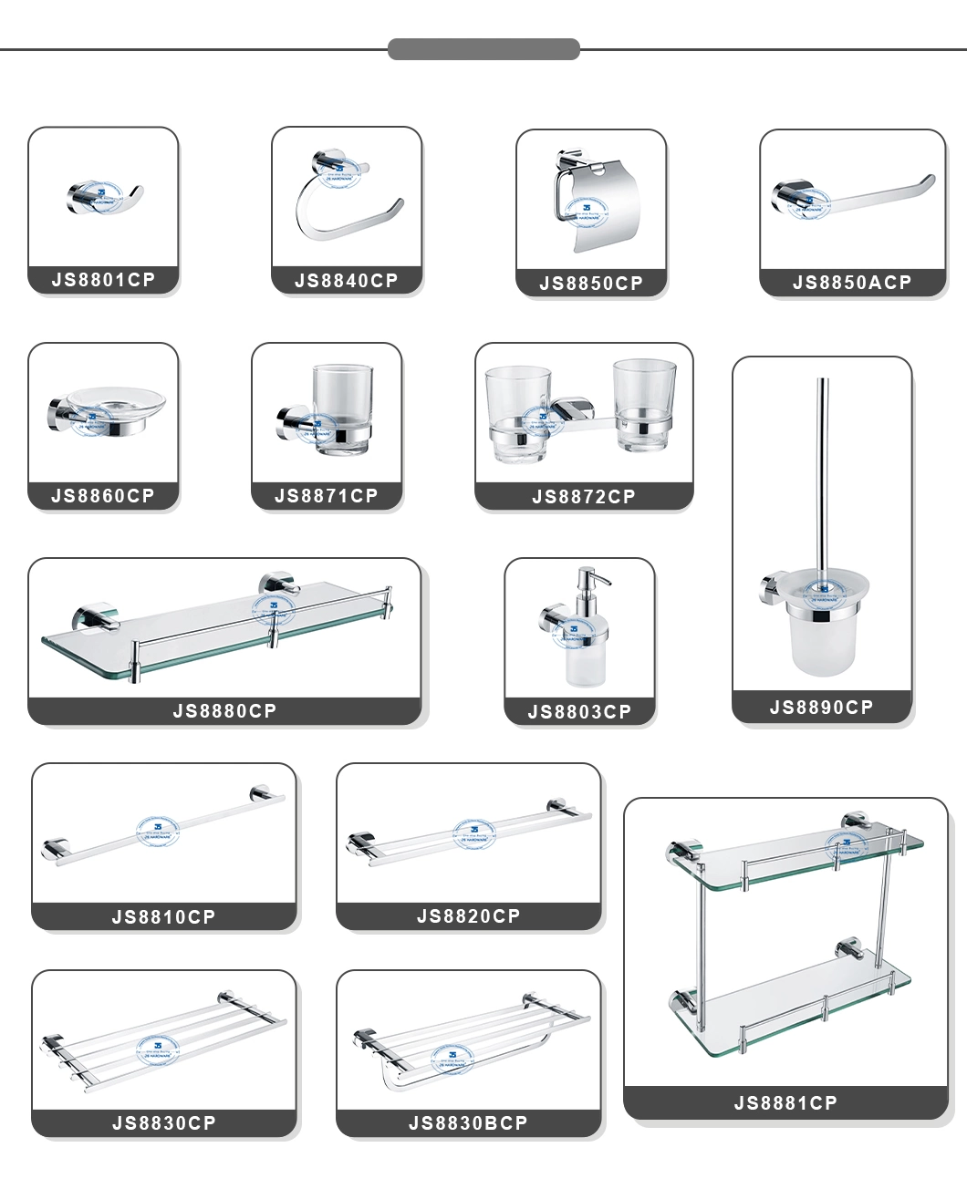 Glass Shelf Sanitary Ware Bathroom Accessories Bathroom Clothes Shelf