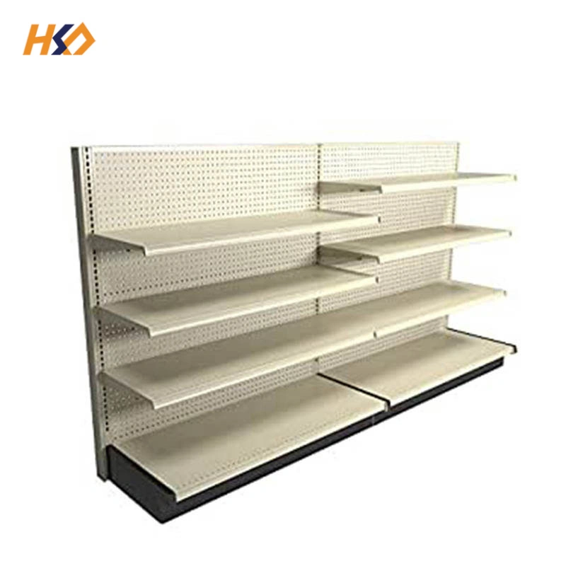 Wholesale Double Supermarket Shelf Adjustable Store Shelves Price Holder for Shelves